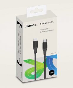 Cáp bện Type C Momax 1-Link Flow DC26 100W 3m 9 Cap Ben Type C Momax 1 Link Flow Dc26 100w 3m 3