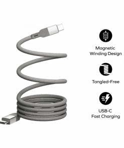 Cáp Sạc 2 đầu Type C xoắn lò xo Momax Mag.Link 100W 9 Cap Sac 2 Dau Type C Xoan Lo Xo Momax Maglink 100w