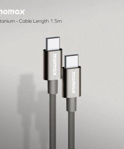 Cáp Sạc C to C 1.5m dây bện 60W MOMAX Elite DC30 22 Cap Sac C To C 15m Day Ben 60w Momax Elite Dc30 Titan