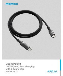 Cáp Sạc nhanh 2 đầu type C 100W Momax EliteLink DC22 11 Cap Sac Nhanh 2 Dau Type C 100w Momax Elitelink Dc22