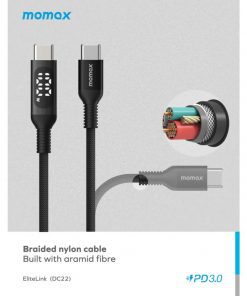 Cáp Sạc nhanh 2 đầu type C 100W Momax EliteLink DC22 9 Cap Sac Nhanh 2 Dau Type C 100w Momax Elitelink Dc22 3