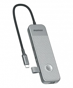 Hub Type C 8 cổng Momax DH18 hỗ trợ HDMI 4K@60Hz