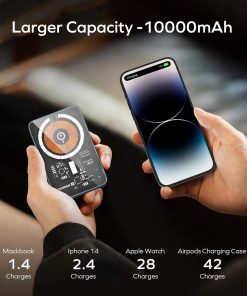Pin sạc dự phòng 10000mAh trong suốt MOMAX IP111 16 Pin Sac Du Phong 10000mah Trong Suot Momax Ip111 Qmag Power 11 2