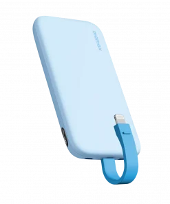 Pin sạc dự phòng tích hợp cáp iphone 10000mAh Momax IP118MFI 9 Pin Sac Du Phong Tich Hop Cap Iphone 10000mah Momax Ip118mfi Xanh Duong