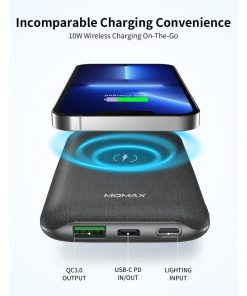 Sac Du Phong Iphone Khong Day 10000mah Momax Ip91mfi 3
