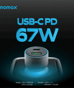 Tau Sac Nhanh O To 2 Cong 67w Momax Move Uc16