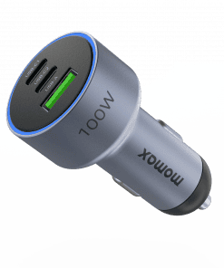 Tẩu sạc ô tô 3 cổng 2C1A Momax UC17 100W 9 Tau Sac O To 3 Cong 2c1a Momax Move Uc17 100w 8