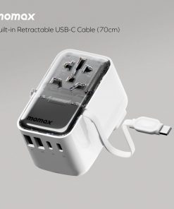 Bộ sạc đa năng 4 cổng 35W tích hợp cáp Type C Momax UA21 14 Bo Sac Du Lich 4 Cong 35w Tich Hop Cap Type C Momax Ua21 10