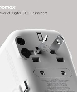 Bộ sạc đa năng 4 cổng 35W tích hợp cáp Type C Momax UA21 23 Bo Sac Du Lich 4 Cong 35w Tich Hop Cap Type C Momax Ua21 6
