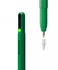 Bút cảm ứng iPad Momax Mag.Link Pop TP10 19 But Cam Ung Ipad Momax Maglink Pop Tp10 Xanh La 2