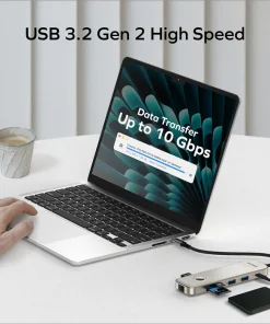 Hub Type C Ra Hdmi 4k Lan Usb Dau Doc The Momax Dh9 2