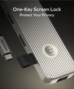 Hub Type C Ra Hdmi 4k Lan Usb Dau Doc The Momax Dh9 3