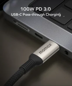Hub Type C Ra Hdmi 4k Lan Usb Dau Doc The Momax Dh9 6