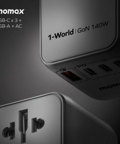 Bộ sạc đa năng du lịch 4 cổng 140W Momax 1-World UA16 15 Sac Du Lich 4 Cong 140w Momax 1 World Ua16 3