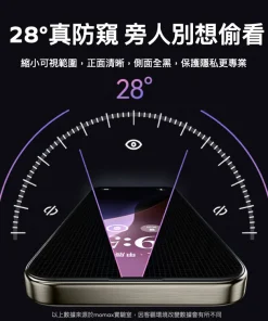 Kính Cường Lực iPhone 16 Pro Chống Nhìn Trộm Momax 15 2000x (2)