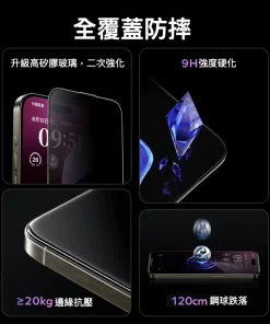 Kính Cường Lực iPhone 16 Pro Chống Nhìn Trộm Momax 12 2000x