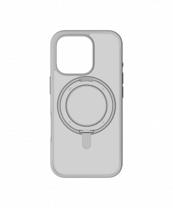 Ốp lưng iPhone 16 Pro tích hợp MagSafe chân đế xoay 360 Momax MRAP24M 22 Mr Image 16pro Grey 02 1500