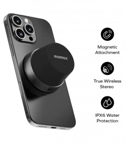Loa Bluetooth MOMAX Từ Tính 1-Vibe Go BS6 Chống Nước IPX6 26 a105ef6e414f7112bd754dc1aba5aeb7