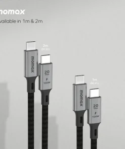 Cáp Video Type C 1m Sạc Nhanh 100W và Truyền Dữ Liệu 20Gbps Momax DC31 10 Dc31 32 Content Images 04