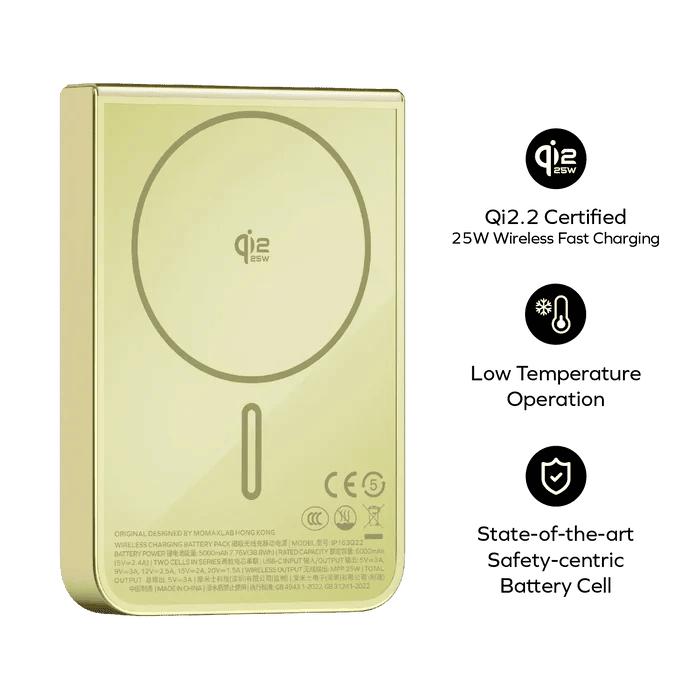 Pin dự phòng 3C từ tính Momax S.Pass²